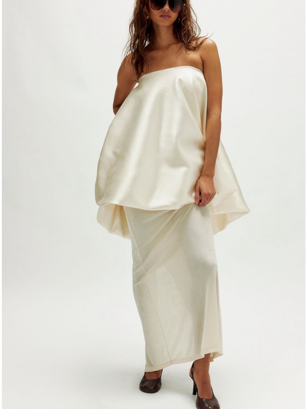 Free People Tojha Maxi Skirt Set Tea